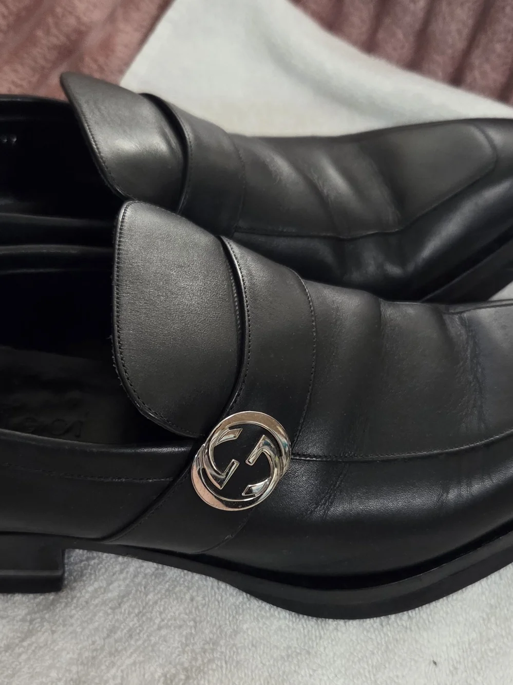 Gucci Men’s Black Leather Shoes